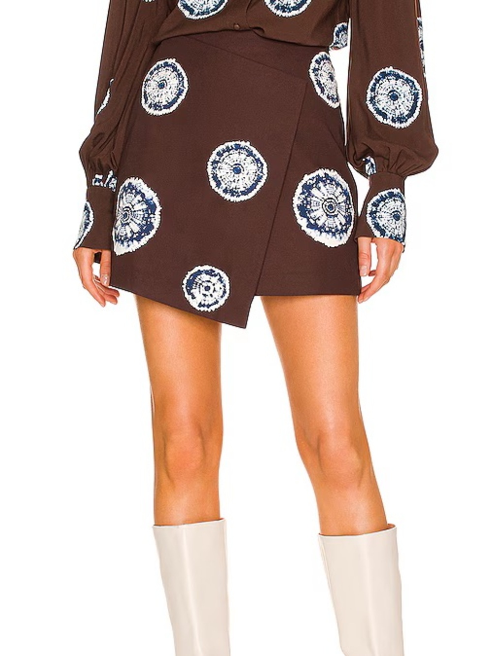 Alexis Naydia Skirt in Sapphire Brown